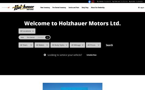 Holzhauer Motors Ltd. | 5 Dealerships in Cherokee, Storm ...