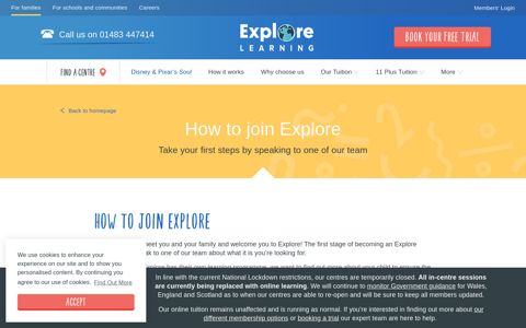 How to Join Us - Explore Learning