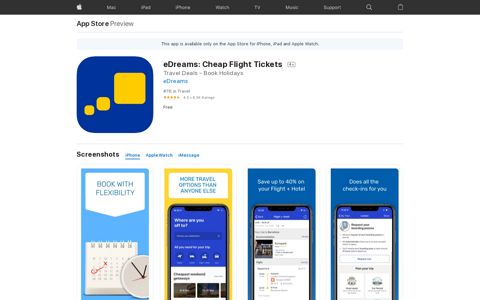 ‎eDreams: Cheap Flight Tickets on the App Store