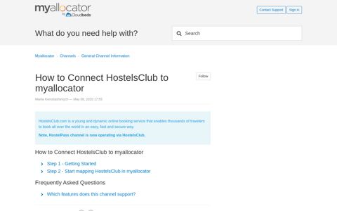 How to Connect HostelsClub to myallocator – Myallocator