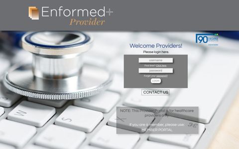 provider login - Enformed!