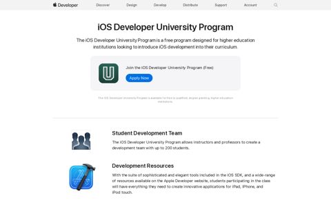 iOS Developer University Program - Apple Developer