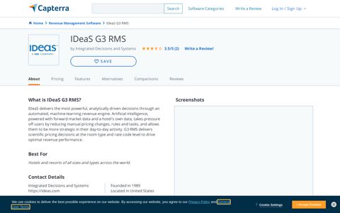 IDeaS G3 RMS Reviews and Pricing - 2020 - Capterra