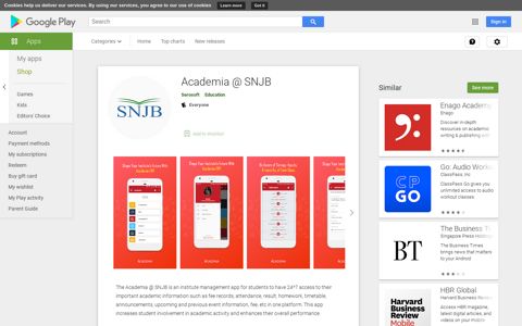 Academia @ SNJB - Apps on Google Play