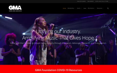The Gospel Music Association: Home