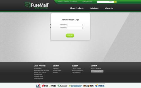 FuseMail: Administration Website