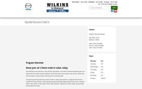 Hyundai Assurance Trade-In ... - Wilkins Hyundai Mazda