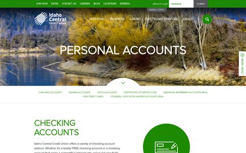 Personal Personal accounts - Idaho Central Credit Union