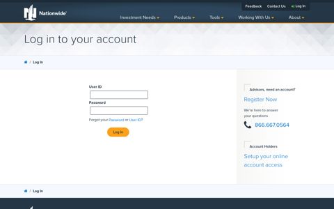 Log in to your account - Nationwide Advisory Solutions