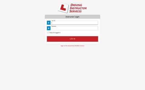 Instructor Login - Driving Instructor Services Ltd.