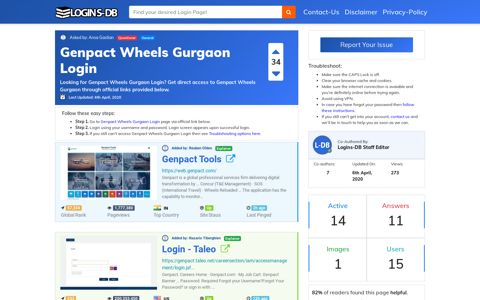 Genpact Wheels Gurgaon Login - Logins-DB