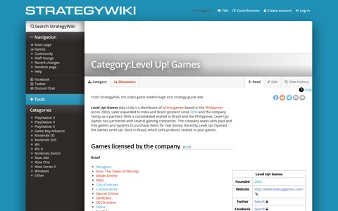 Category:Level Up! Games — StrategyWiki, the video game ...