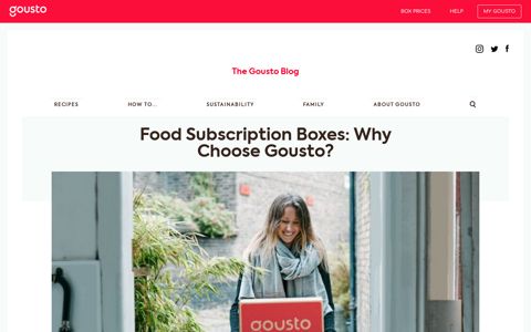 Food Subscription Boxes: Plus a Special Discount | Gousto