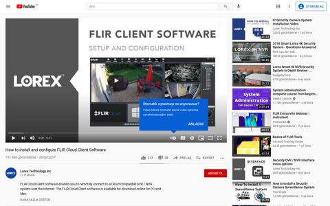 How to install and configure FLIR Cloud Client ... - YouTube