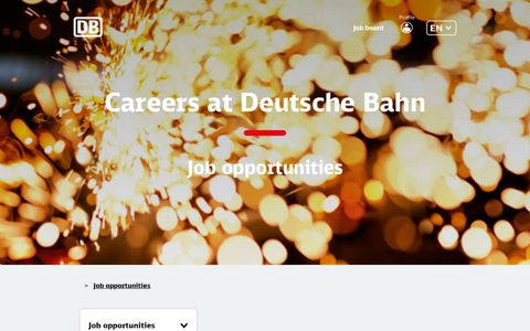 Job opportunities | Deutsche Bahn AG