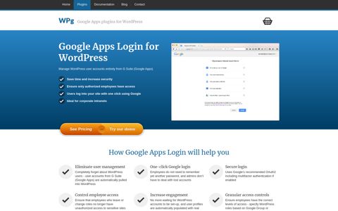 Google Apps Login for WordPress | WPg