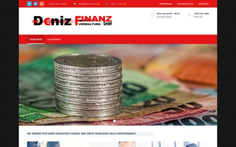 Deniz Finanz GmbH – WEIL ES SICH FÜR SIE RECHNET!