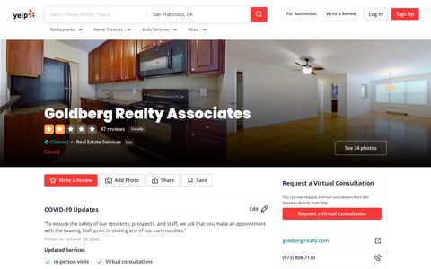 Goldberg Realty Associates - Updated COVID-19 Hours ... - Yelp