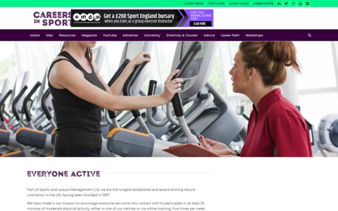 Everyone Active - Jobs with Everyone Active - Personal Training