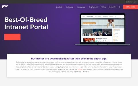 Intranet Portal Software | Jive Software