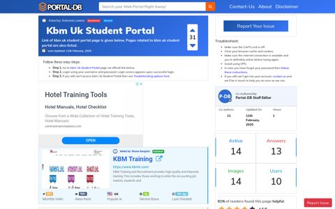Kbm Uk Student Portal