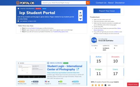 Icp Student Portal