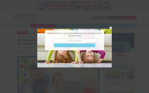 Gymboree At Home - Sign Up to Get Gymboree at Home for ...