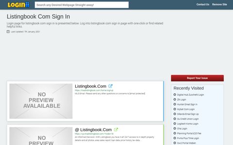 Listingbook Com Sign In - Loginii.com