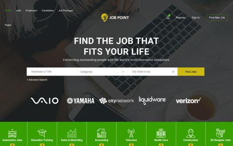 Just another WordPress site - Careerfy Job Board Theme