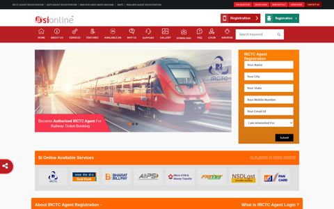 IRCTC Agent Registration | Become an Authorized IRCTC ...