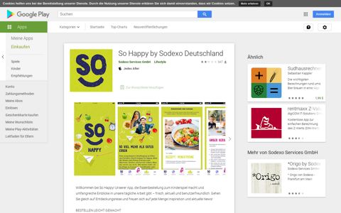 So Happy by Sodexo Deutschland – Apps bei Google Play