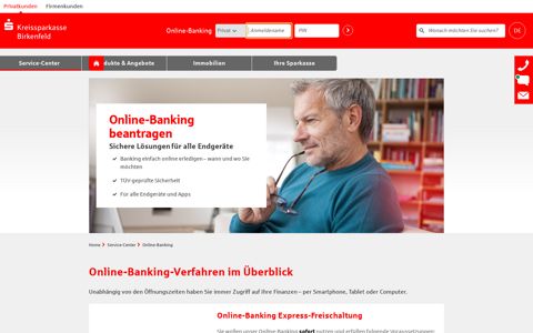 Online-Banking beantragen - Kreissparkasse Birkenfeld
