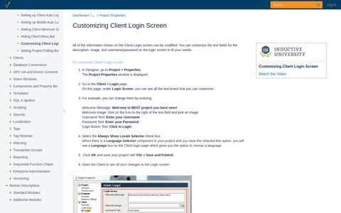 Customizing Client Login Screen - Ignition User Manual 7.8 ...