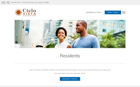Resident Portal Information for Cielo Vista Apartment Homes