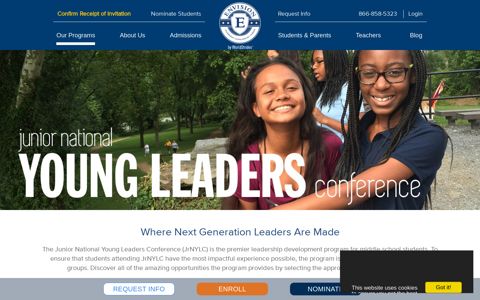 Junior National Young Leaders Conference | Envision Middle ...