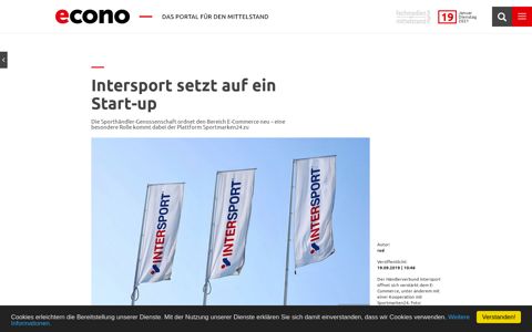 Intersport setzt auf ein Start-up :: econo - Das Portal für den ...