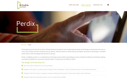 Perdix | Dvara Solutions