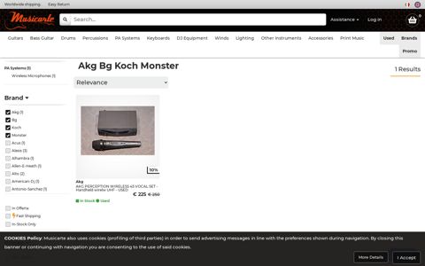 Akg Bg Koch Monster - Musicarte