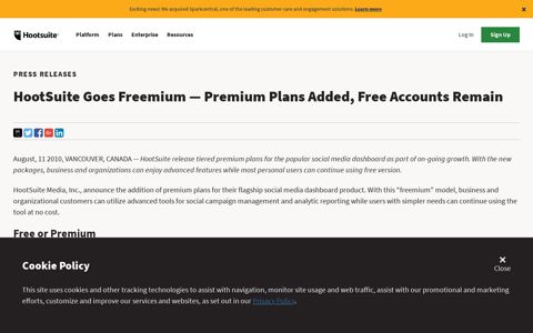 HootSuite Goes Freemium — Premium Plans Added, Free ...