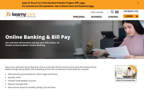 Online Banking & Bill Pay | Digital Banking Services | Kearny ...