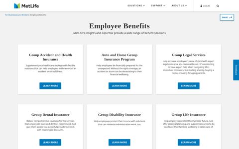 Employee Benefits | MetLife