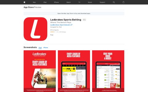 ‎Ladbrokes Sports Betting on the App Store