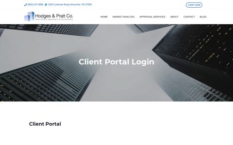Client Portal Login - Hodges & Pratt