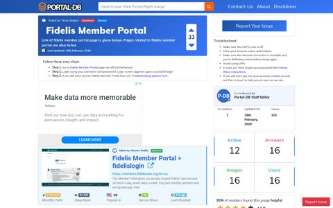 Fidelis Member Portal