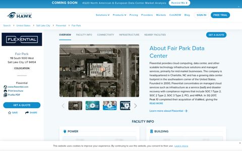 Flexential Fair Park at 118 South 1000 West - datacenterHawk