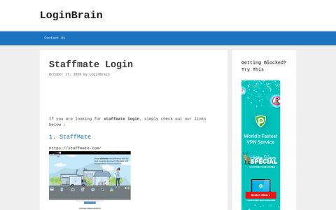 staffmate login - LoginBrain