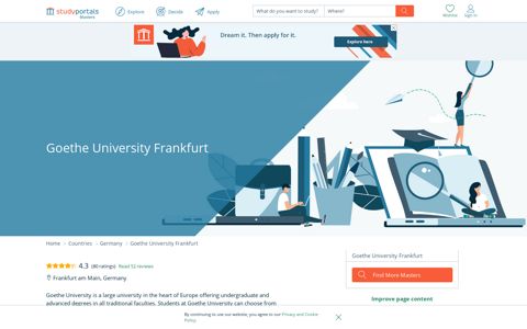 Goethe University Frankfurt | University Info | 33 Masters in ...