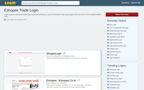 Eshopee Trade Login - Loginii.com