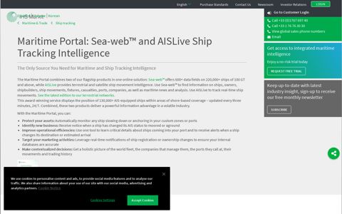 Maritime Portal: Sea-web and AISLive Ship ... - IHS Markit