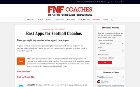 Best Apps for Football Coaches – FNF Coaches